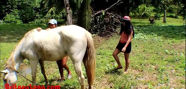  Real amateur teens heather deep and step sister like horse cock